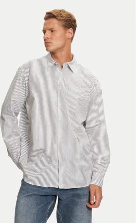 Jack & Jones Hemd Bill 12227661 Weiß Loose Fit