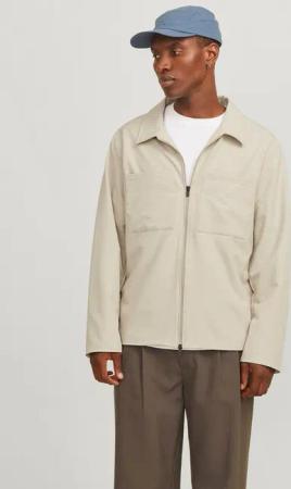 Jack & Jones Hemdjacke JJEPERFECT SHACKET SN mit Brusttaschen