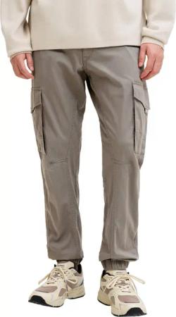 Jack & Jones Herren Cargohose JJIPAUL JJFLAKE AKM 542 -Tapered Fit - Schwarz Grau