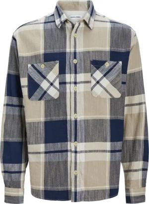Jack & Jones Herren Freizeit Hemd JJEMICHAEL OVERSHIRT Comfort Fit