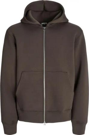 Jack & Jones Herren Hoodie Kapuzenpullover JCOCOVER SCUBA SWEAT ZIP HOOD - Relaxed Fit