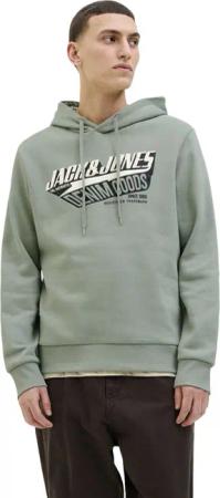 Jack & Jones Herren Hoodie Kapuzenpullover JJELOGO SWEAT HOOD 2 COL - Regular Fit