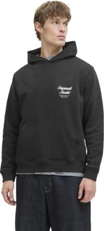 Jack & Jones Herren Hoodie Kapuzenpullover JORNORREBRO TYPO BACK SWEAT HOOD - Relaxed Fit