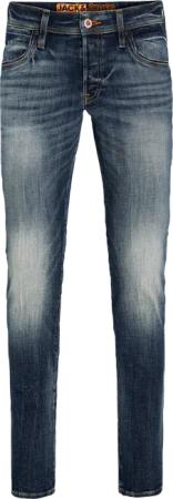 Jack & Jones Herren Jeans JIGLENN JJLUKE GE 238 - Slim Fit - Blau - Blue Denim