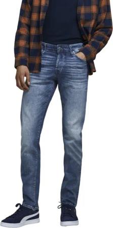 Jack & Jones Herren Jeans JJIGLENN JJICON JJ 357 50SPS - Slim Fit - Blau - Blue Denim