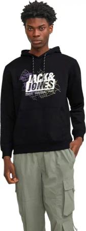 Jack & Jones Herren Kapuzenpullover Hoodie JCOMAP LOGO - Regular Fit