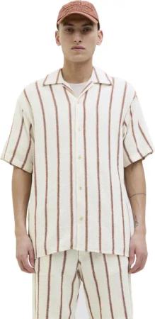 Jack & Jones Herren Kurzarm Hemd JORCOBA STRIPE RESORT SHIRT SS - Relaxed Fit