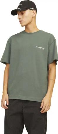 Jack & Jones Herren Rundhals T-Shirt JCOAERO PRINT - Relaxed Fit