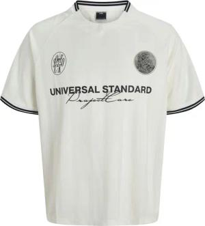 Jack & Jones Herren Rundhals T-Shirt JCOCOVER RETRO FOOTBALL - Relaxed Fit