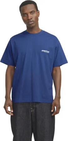 Jack & Jones Herren Rundhals T-Shirt JCOUNION BACK PRINT - Relaxed Fit