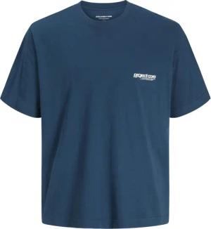 Jack & Jones Herren Rundhals T-Shirt JCOUNION BACK PRINT - Relaxed Fit