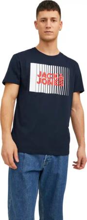 Jack & Jones Herren Rundhals T-Shirt JJECORP LOGO - Regular Fit