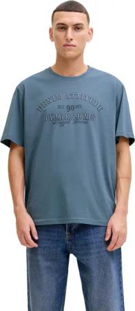 Jack & Jones Herren Rundhals T-Shirt JJEDENVER GRAPHIC TEE SS O-NECK - Relaxed Fit