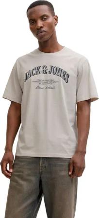 Jack & Jones Herren Rundhals T-Shirt JJEDENVER GRAPHIC TEE SS O-NECK - Relaxed Fit
