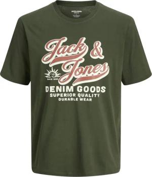 Jack & Jones Herren Rundhals T-Shirt JJELOGO TEE SS O-NECK 2 COL - Regular Fit