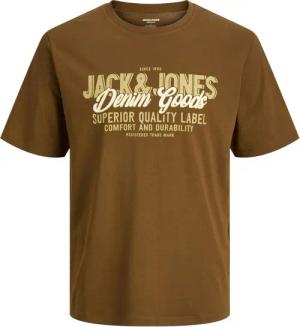 Jack & Jones Herren Rundhals T-Shirt JJELOGO TEE SS O-NECK 2 COL - Regular Fit