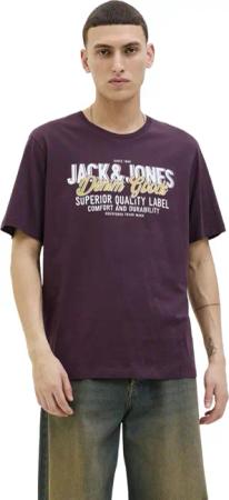 Jack & Jones Herren Rundhals T-Shirt JJELOGO TEE SS O-NECK 2 COL - Regular Fit