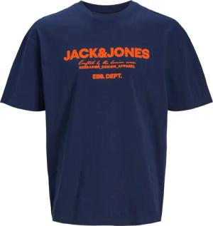Jack & Jones Herren Rundhals T-Shirt JJGALE - Relaxed Fit