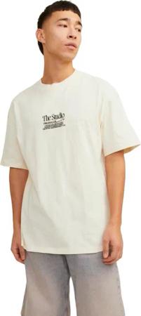 Jack & Jones Herren Rundhals T-Shirt JORNOTO GRAPHIC BACK - Relaxed Fit