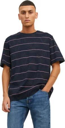 Jack & Jones Herren Rundhals T-Shirt JORPALMA - Regular Fit