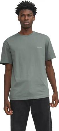 Jack & Jones Herren Rundhals T-Shirt JORVESTERBRO BACK - Relaxed Fit