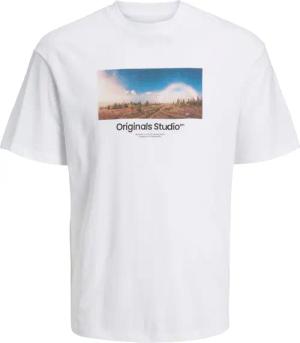 Jack & Jones Herren Rundhals T-Shirt JORVESTERBRO PHOTO - Regular Fit