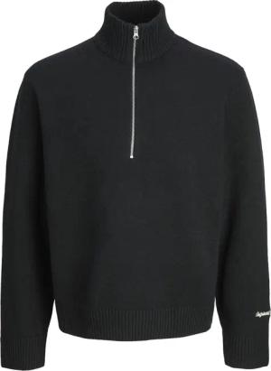 Jack & Jones Herren Strickpullover JORNORREBRO KNIT HALF ZIP - Relaxed Fit