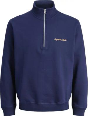 Jack & Jones Herren Sweatshirt JORNORREBRO EMB SWEAT HIGH NECK - Relaxed Fit