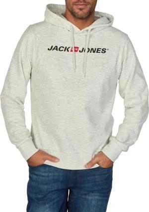 Jack & Jones Hoodie Herren mit Druck JJMORTY Regular Fit