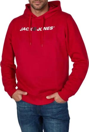 Jack & Jones Hoodie Herren mit Druck JJMORTY Regular Fit