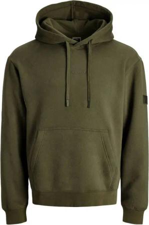 Jack & Jones Hoodie Point Sweat Badge Hood BF mit 3D Print auf der Vorderseite