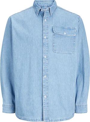 JACK & JONES Jeanshemd JJIWILSON JJSHIRT hellblau | S