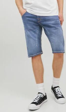 Jack & Jones Jeansshorts "JJISCALE JJLONG SHORTS GE 608 I.K SN"
