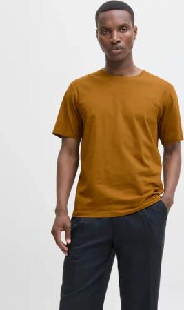 Jack & Jones "JJEORGANIC BASIC TEE SS O-NECK NOOS" mit Rundhalsausschnitt