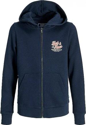 JACK & JONES Jungen Sweatjacke JJELOGO dunkelblau | 110