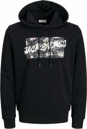 JACK & JONES Kapuzensweater - Hoodie JJHAWAII schwarz | S