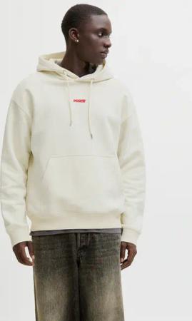 Jack & Jones Kapuzensweatshirt "JCOCLUB BACKPRINT SWEAT HOOD", mit Print