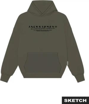 Jack & Jones Kapuzensweatshirt JCOPOINT BRANDING SWEAT HOOD FST