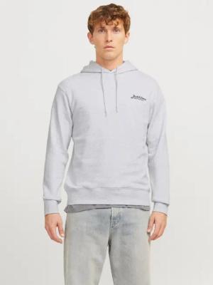 Jack & Jones Kapuzensweatshirt JJBEAU – Sweater mit Logodruck, Slim Fit und Baumwolle unifarben, modisch, slim fit, angeraute Sweatware, Kapuze