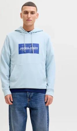 Jack & Jones Kapuzensweatshirt "JJCOLE PRINT SWEAT HOOD UNB"