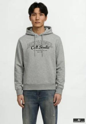 Jack & Jones Kapuzensweatshirt JJMAKOTO SWEAT HOOD