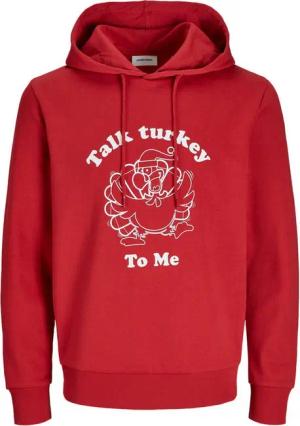 Jack & Jones Kapuzensweatshirt JJXMAS ONE COLOR FUNNY SWEAT HOOD