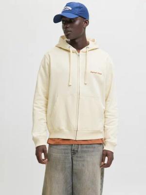 Jack & Jones Kapuzensweatshirt JORNORREBRO EMB SWEAT ZIP HOOD NOOS mit Stickerei