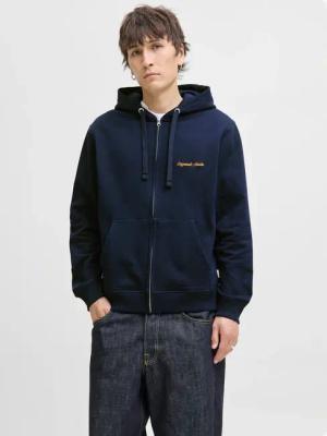 Jack & Jones Kapuzensweatshirt "JORNORREBRO EMB SWEAT ZIP HOOD NOOS", mit Stickerei