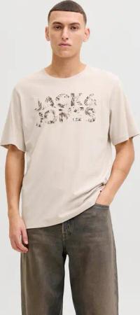 Jack & Jones Kurzarmshirt JJEJEFF LOGO TEE SS SN mit Logoprint