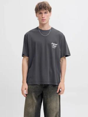Jack & Jones Kurzarmshirt "JORNORREBRO TYPO TEE SS CREW NECK NOOS" Baumwolle, relaxed fit