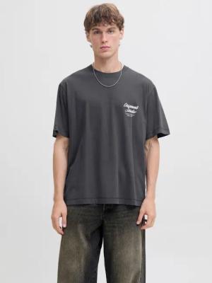 Jack & Jones Kurzarmshirt JORNORREBRO TYPO TEE SS CREW NECK NOOS Baumwolle, relaxed fit