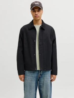 Jack & Jones Kurzjacke "JJEGRAHAM WORKER JACKET SN" mit Fly-Away-Kragen