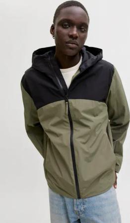 Jack & Jones Kurzjacke "JJESOHO LIGHT JACKET SN" mit Kapuze mit Kapuze