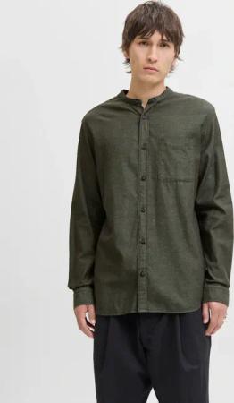 Jack & Jones Langarmhemd "JJEBAND MELANGE SHIRT L/S SN"